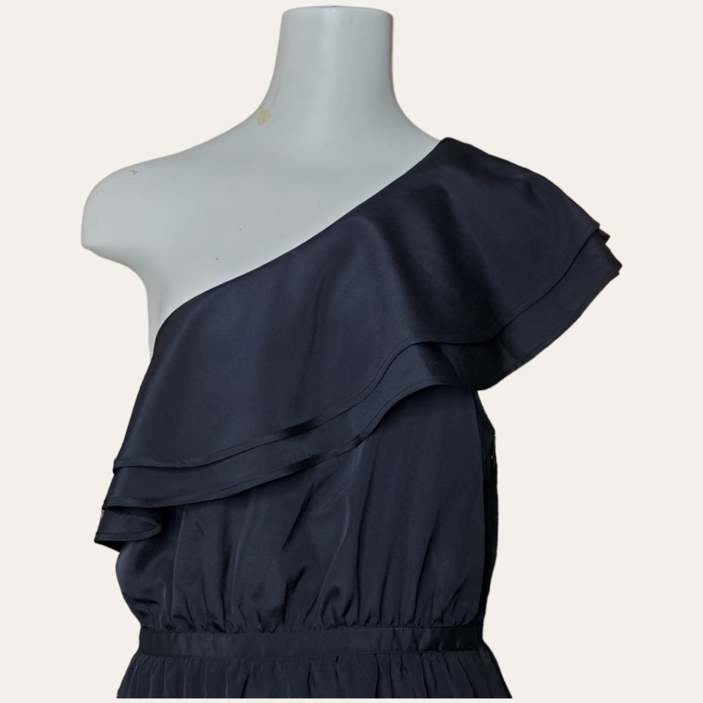 LIKELY One-Shoulder Asymmetrical Ruffled Dress Size 8 - Picture 5 of 11